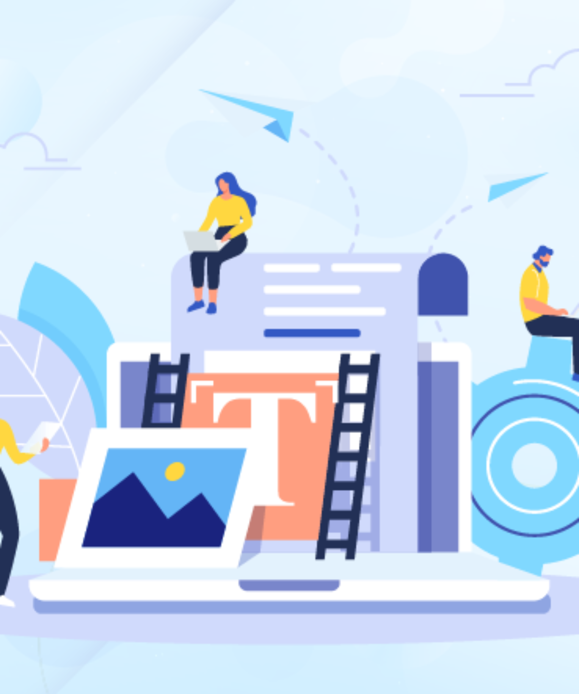 العناوين والصور